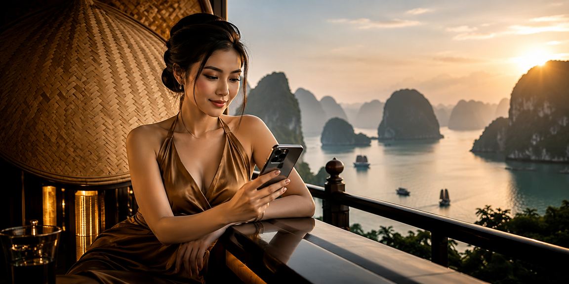 Người chơi Việt Nam tận hưởng giải trí trực tuyến có trách nhiệm tại vịnh Hạ Long